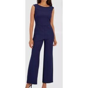 Connected Apparel Size 16 Scoop Neckline  Professional Jumpsuit Zipper Closure
